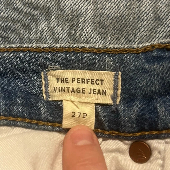 MADEWELL The Perfect Vintage Distressed Light Wash Jeans - Picture 10 of 12